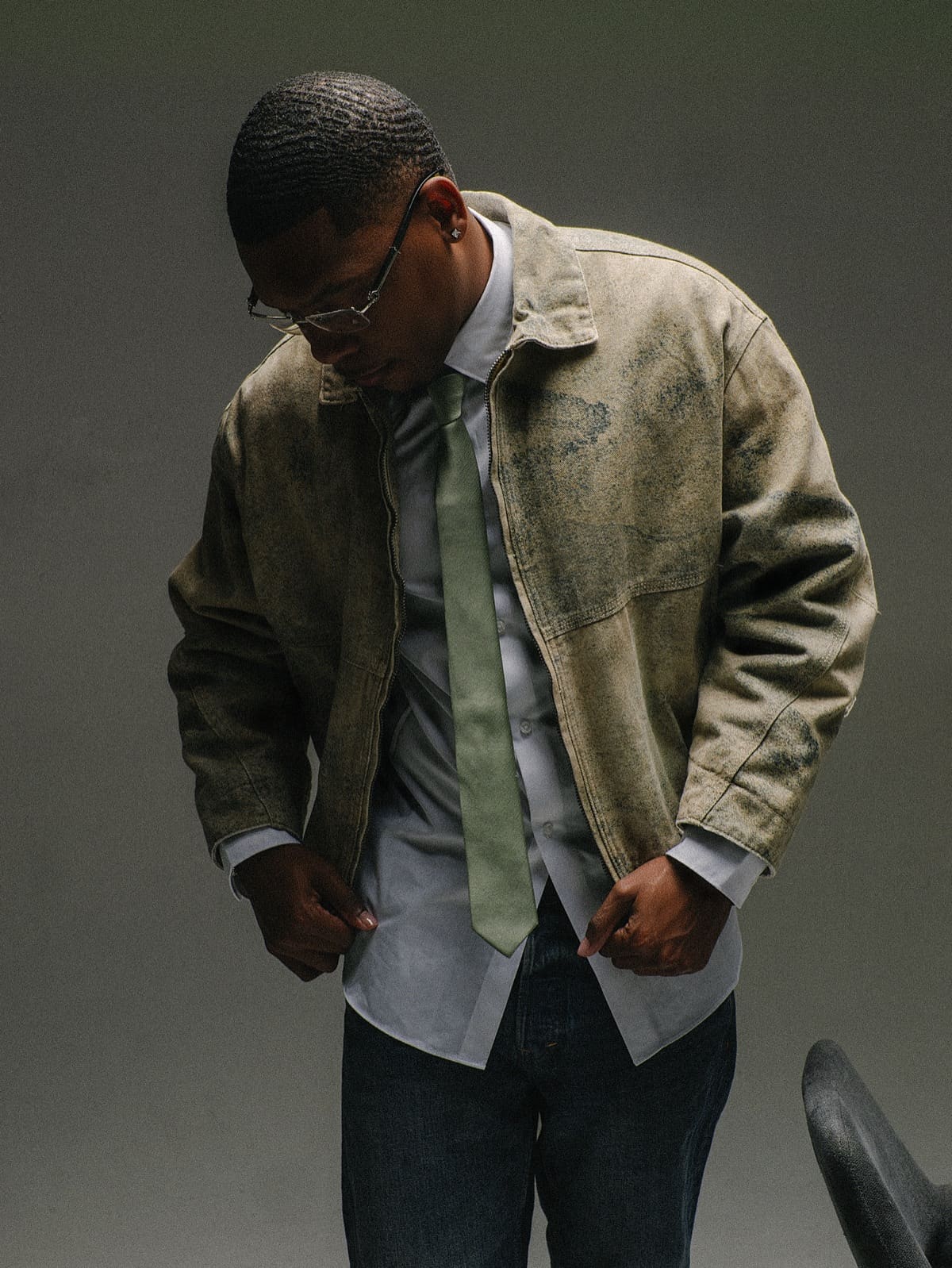 Octavious Mann in a studio portrait