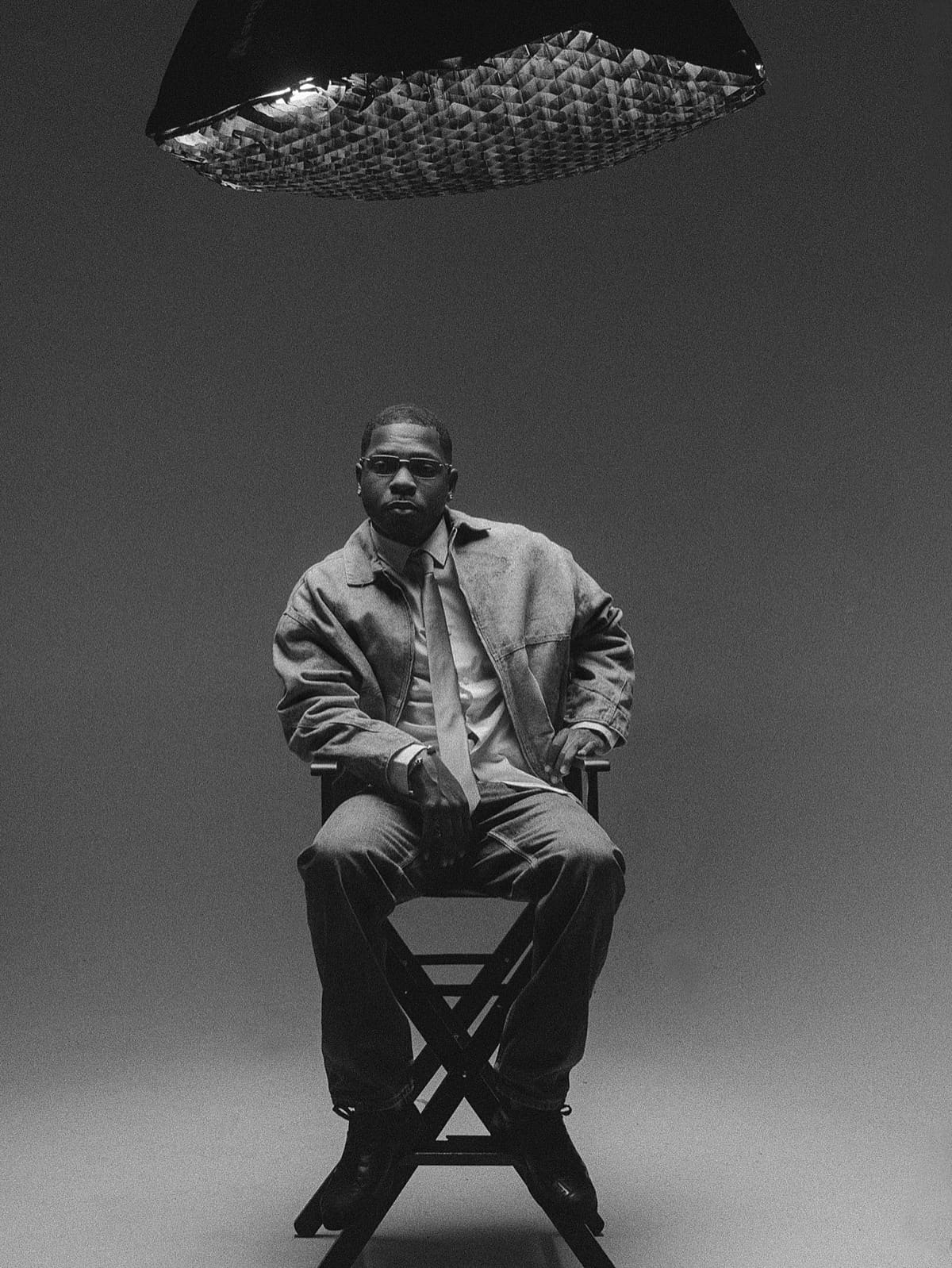 Octavious Mann under studio lighting